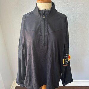 Under Armour Storm Water-Resistant 3/4 Zip Up Color Black Size XL